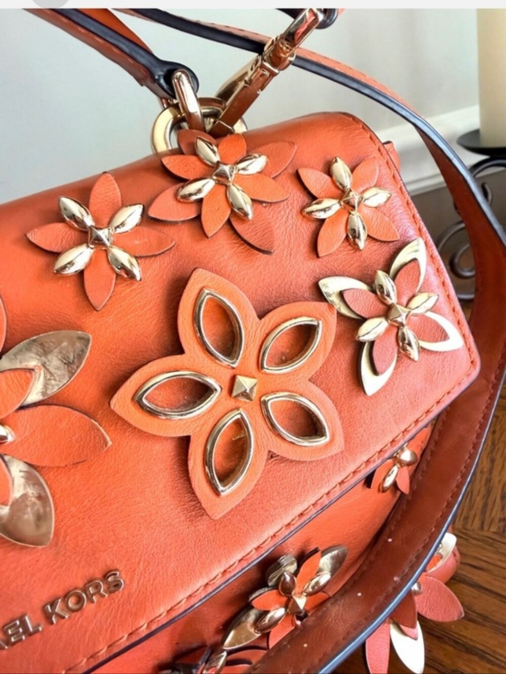 Michael Michael Kors Flowers Ava Top Handle Satchel - Picture 4 of 13